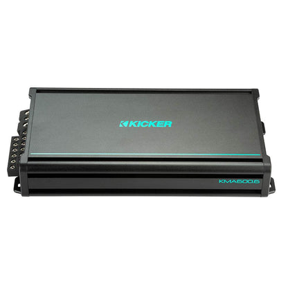 Suncoast Marine and Auto offers KICKER KMA600.6 6 x 100W 6-Channel Weather-Resistant Full-Range Amplifier [48KMA6006]