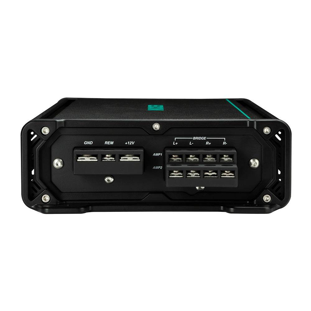 Suncoast Marine and Auto offers KICKER KMA360.4 4 x 90W 4-Channel Weather-Resistant Full-Range Amplifier [48KMA3604]