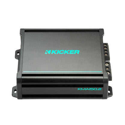 Suncoast Marine and Auto offers KICKER KMA150.2 2 x 75W 2-Channel Weather-Resistant Full-Range Amplifier [48KMA1502]