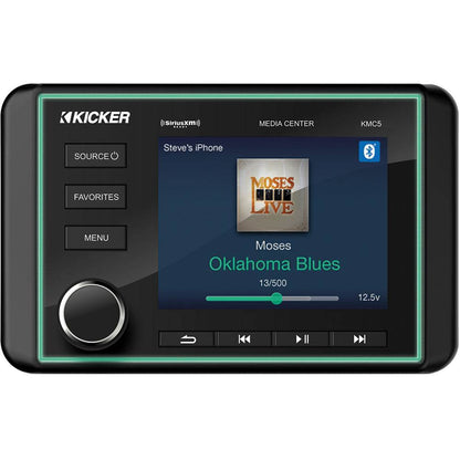 Suncoast Marine and Auto offers KICKER KMC5 Weather-Resistant Gauge-Style Media Center w/Bluetooth [46KMC5]