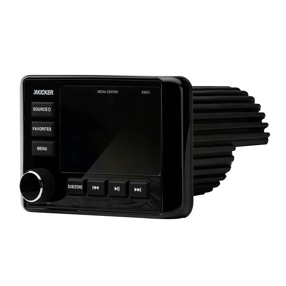 Suncoast Marine and Auto offers KICKER KMC4 Weather-Resistant Gauge-Style Media Center w/Bluetooth [46KMC4]