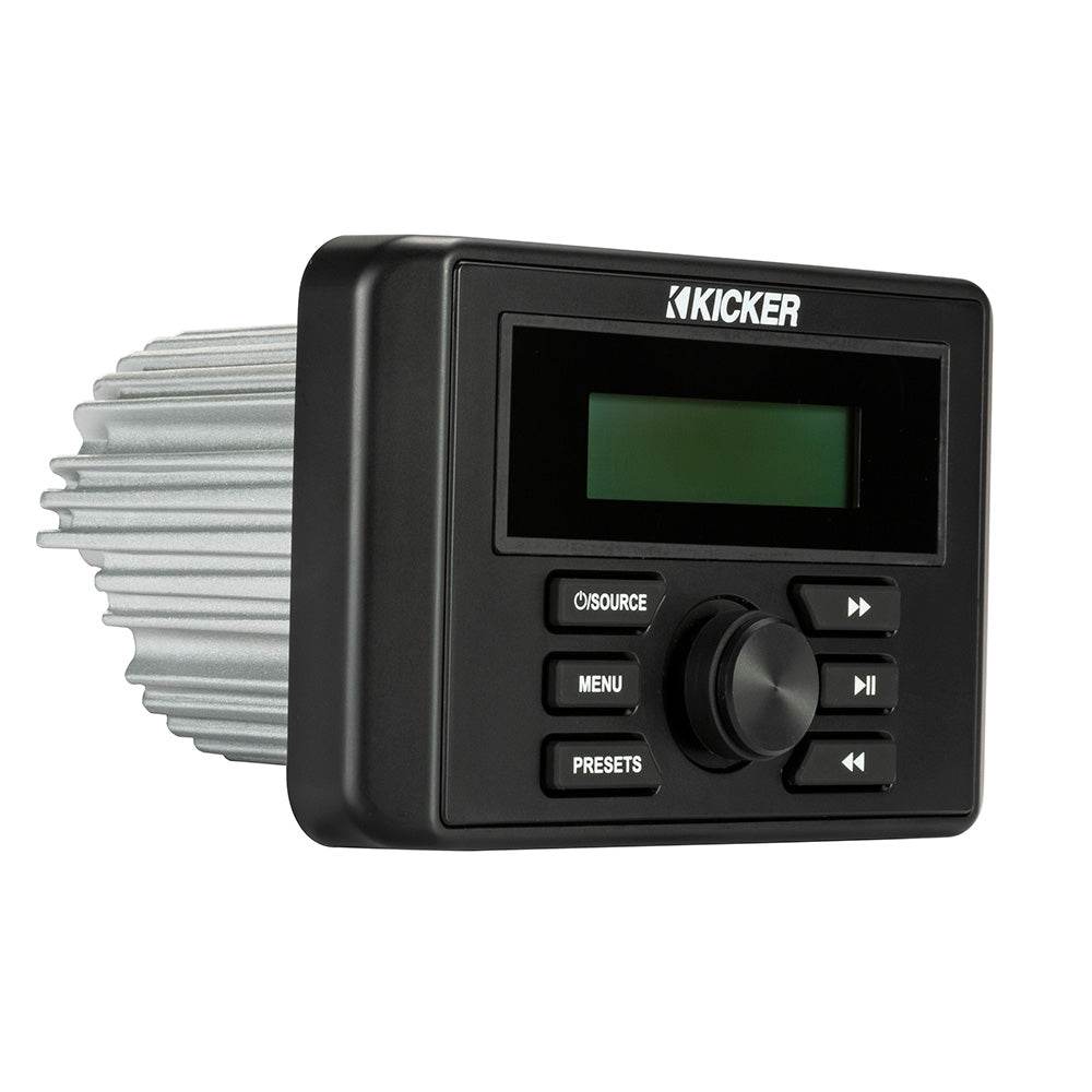 Suncoast Marine and Auto offers KICKER KMC3 Weather-Resistant Gauge-Style Media Center w/Bluetooth [46KMC3]