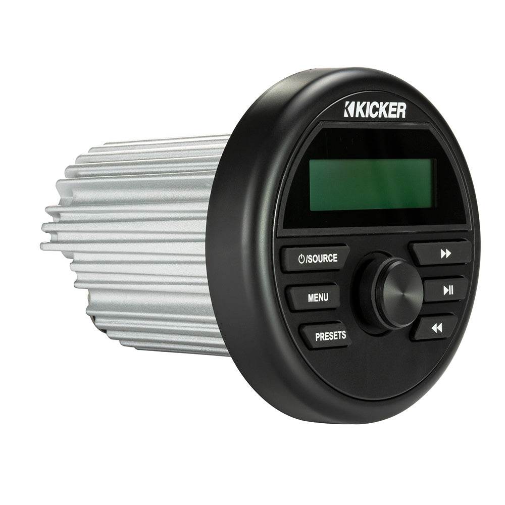 Suncoast Marine and Auto offers KICKER KMC2 Weather-Resistant Gauge-Style Media Center w/Bluetooth [46KMC2]