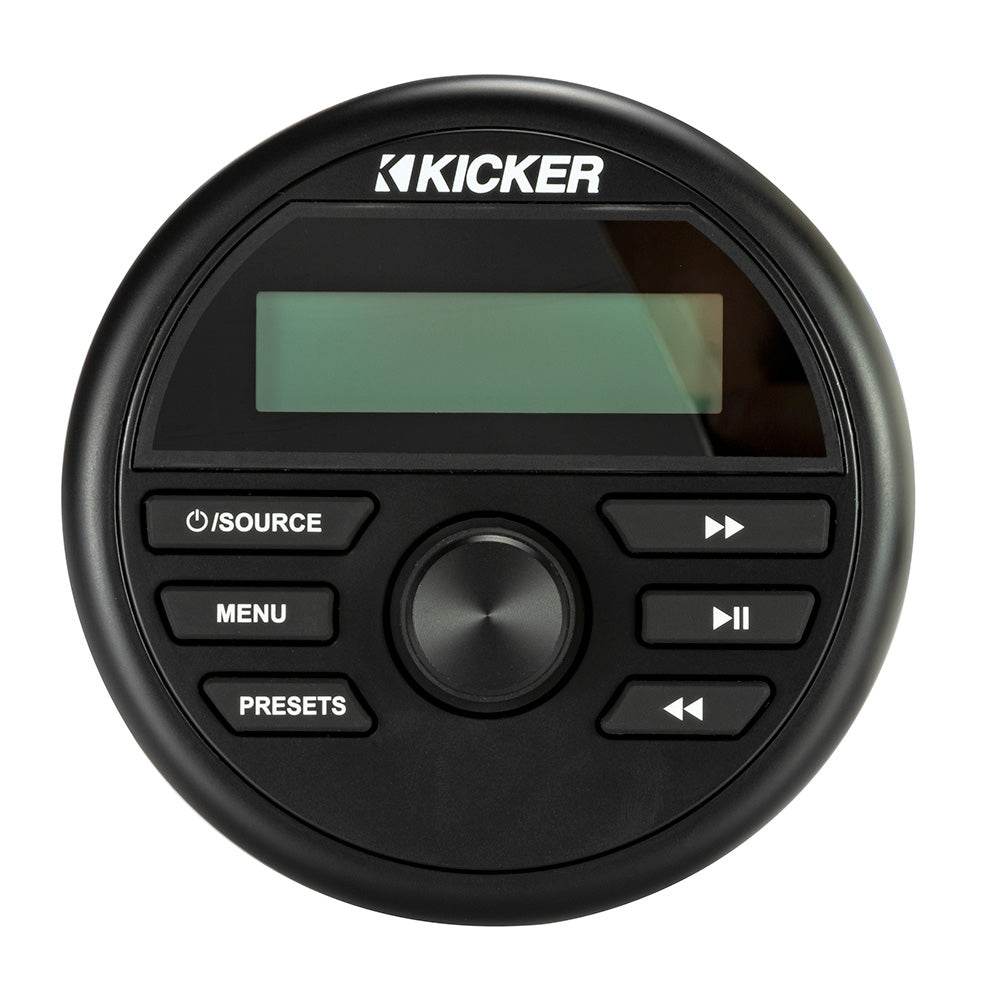 Suncoast Marine and Auto offers KICKER KMC2 Weather-Resistant Gauge-Style Media Center w/Bluetooth [46KMC2]