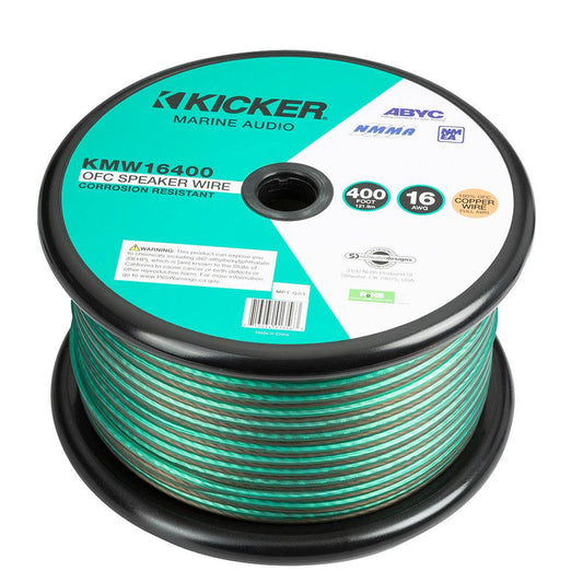 Suncoast Marine and Auto offers KICKER KMW16400 16AWG Speaker Wire - 400' [47KMW16400]