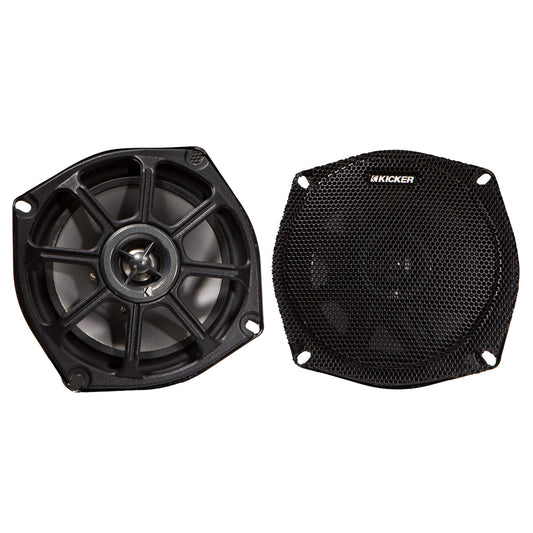 Suncoast Marine and Auto offers KICKER PS5250 5.25" Weather-Resistant Coaxial Speakers f/Motorcycles/ATVs - 2-Ohm, Black [10PS5250]