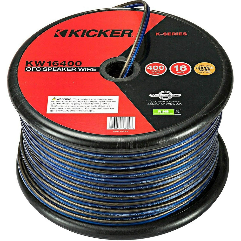 Suncoast Marine and Auto offers KICKER K-Series 400' 16AWG Speaker Wire [46KW16400]