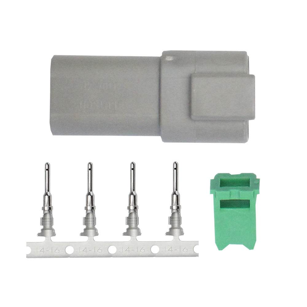 Suncoast Marine and Auto offers Pacer DT Deutsch Receptacle Repair Kit - 14-18 AWG (4 Position) [TDT04F-4RP]