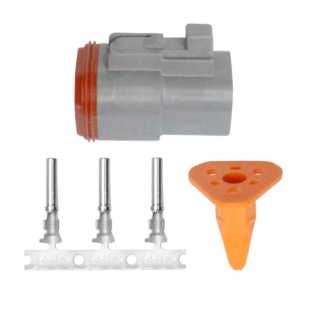 Suncoast Marine and Auto offers Pacer DT Deutsch Plug Repair Kit - 14-18 AWG (3 Position) [TDT06F-3RS]