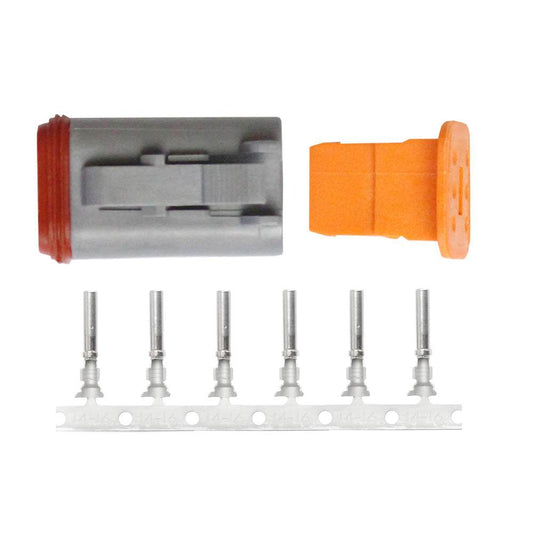 Suncoast Marine and Auto offers Pacer DT Deutsch Plug Repair Kit - 14-18 AWG (6 Position) [TDT06F-6RS]