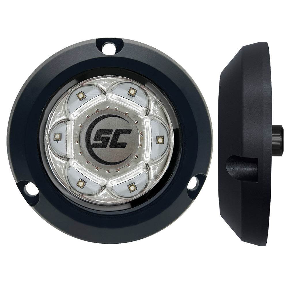 Suncoast Marine and Auto offers Shadow-Caster SC2 Series Polymer Composite Surface Mount Underwater Light - Great White [SC2-GW-CSM]