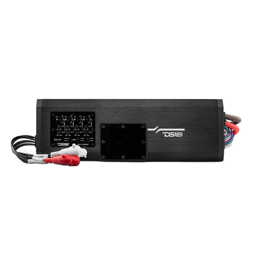 Suncoast Marine and Auto offers DS18 NXL 8-Channel Full-Range Class D Marine/Powersports Amplifier - 8 x 150W RMS, 4-Ohm [NXL-X1200.8D]