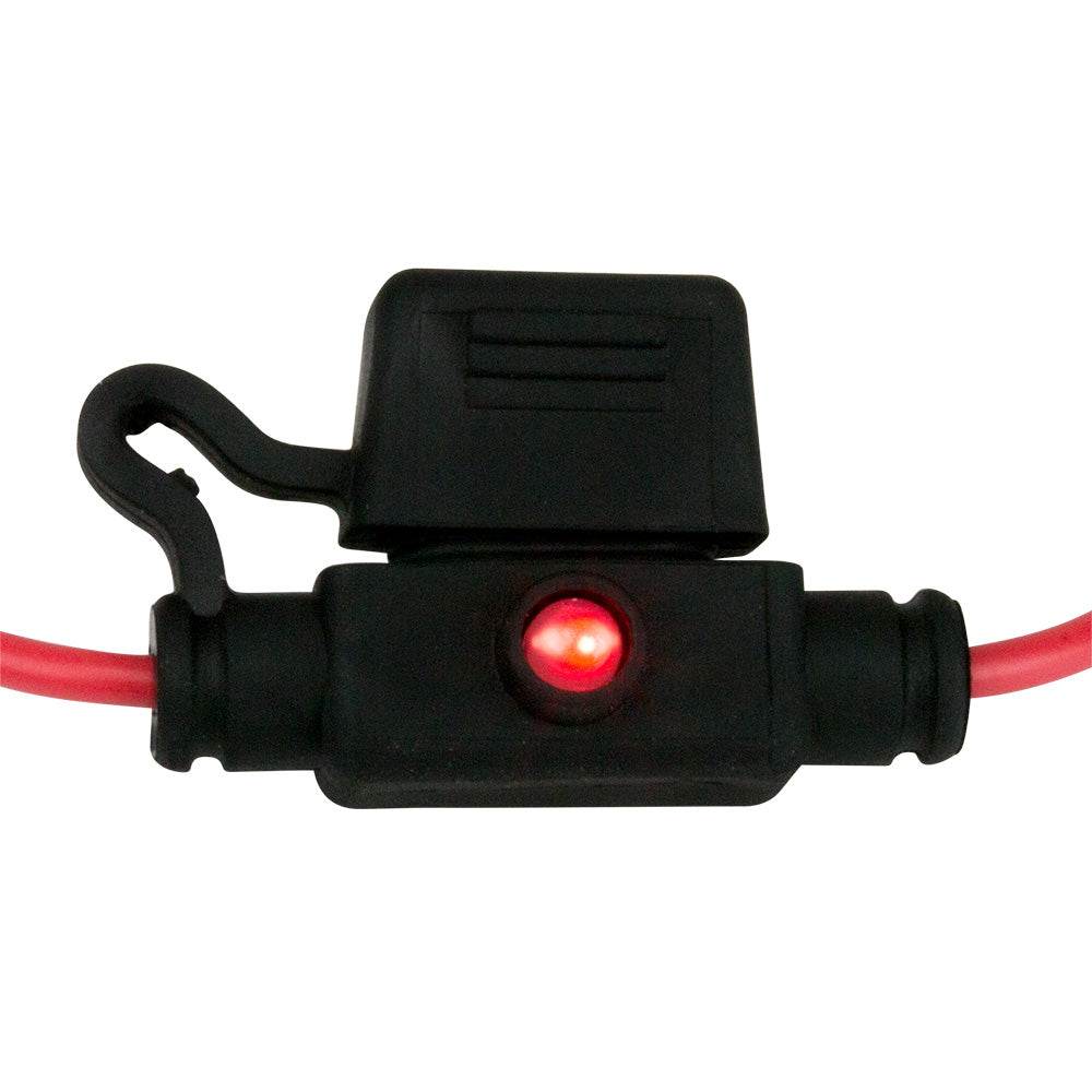 Suncoast Marine and Auto offers Sea-Dog ATM Mini Style Inline LED Fuse Holder - Up to 30A [445097-1]