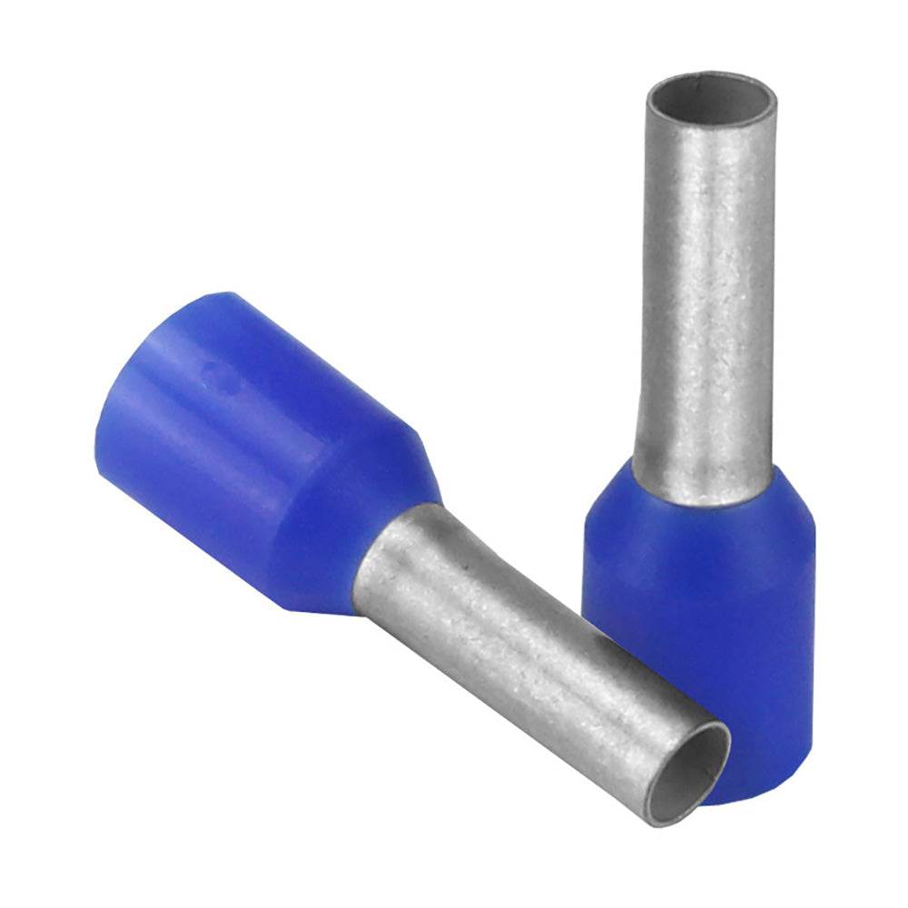 Suncoast Marine and Auto offers Pacer Blue 14 AWG Wire Ferrule - 8mm Length - 25 Pack [TFRL14-8MM-25]