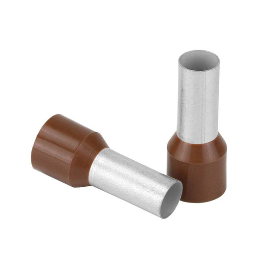 Suncoast Marine and Auto offers Pacer Brown 4 AWG Wire Ferrule - 16mm Length - 10 Pack [TFRL4-16MM-10]