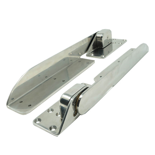 Suncoast Marine and Auto offers TACO Command Ratchet Hinges - 18-1/2" - 316 Stainless Steel - Pair [H25-0023R]