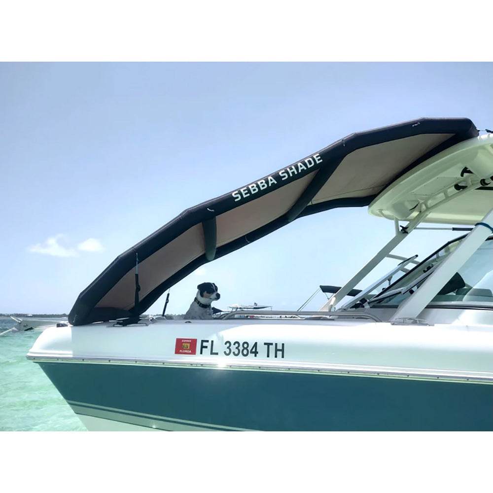 Suncoast Marine and Auto offers Sebba Shade 6 x 9 ft. Blue Sun Shade f/Boats Up To 28' [SS6X9BLU]