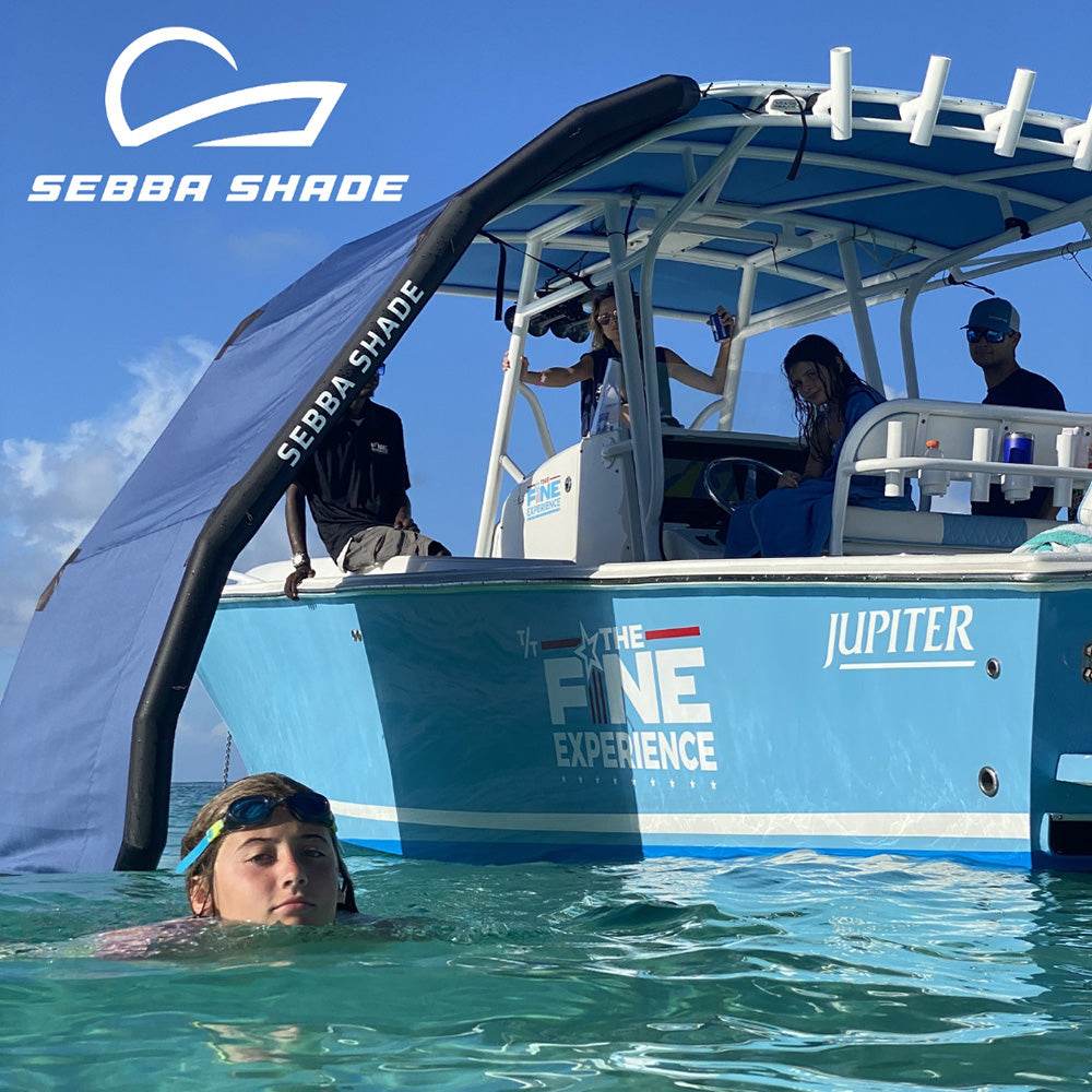 Suncoast Marine and Auto offers Sebba Shade 6 x 9 ft. Blue Sun Shade f/Boats Up To 28' [SS6X9BLU]