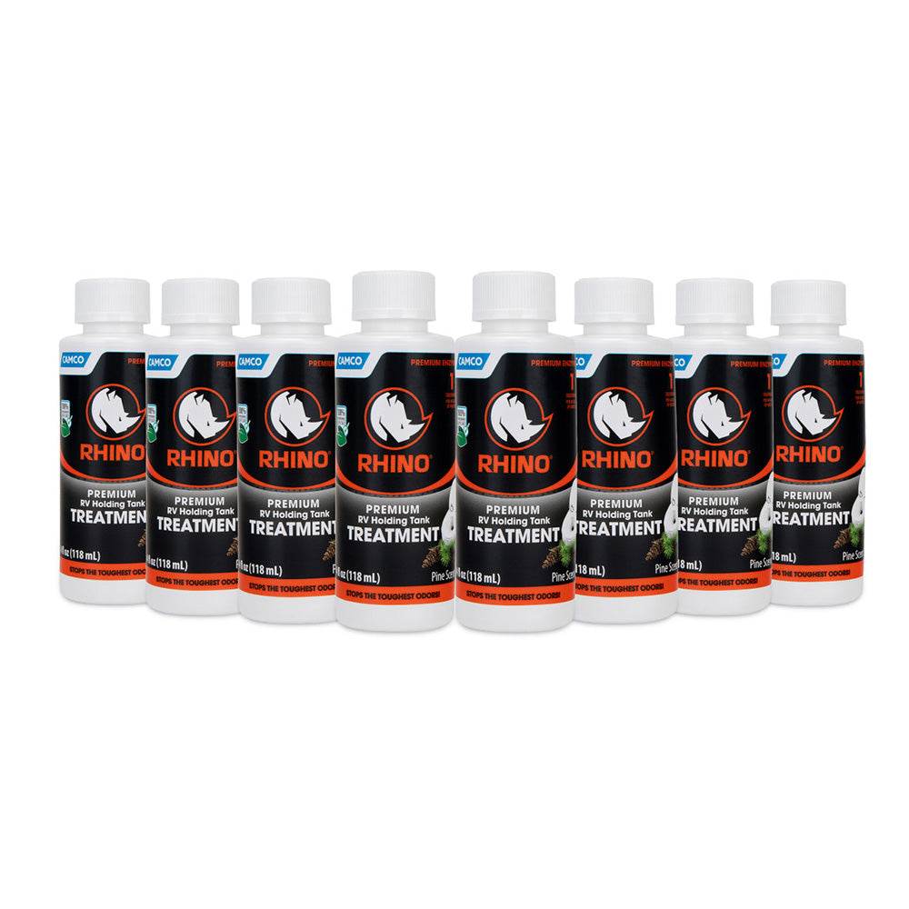 Suncoast Marine and Auto offers Camco Rhino Premium RV Holding Tank Treatment - 8 Single 4oz Bottles [41511]