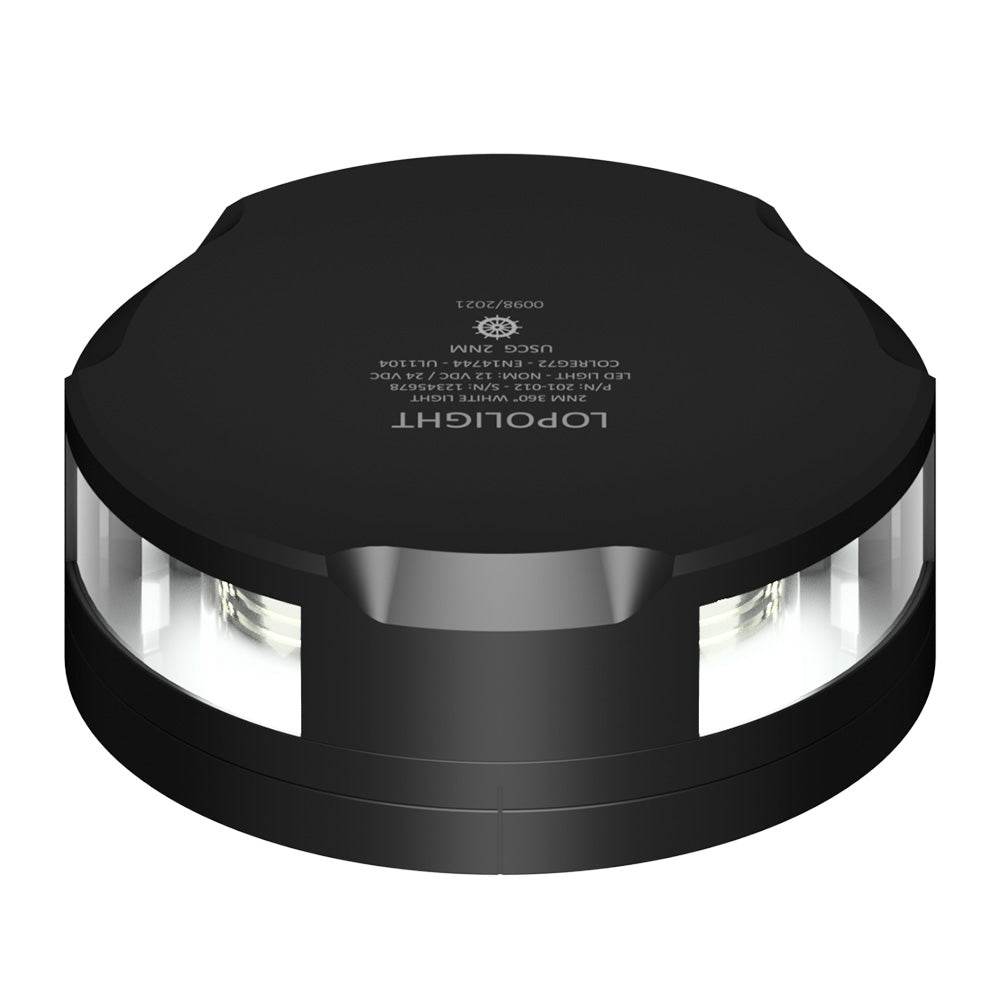 Suncoast Marine and Auto offers Lopolight 360-Degree Anchor Light - 2NM - Black Housing w/FB Base [201-012-FB-B]