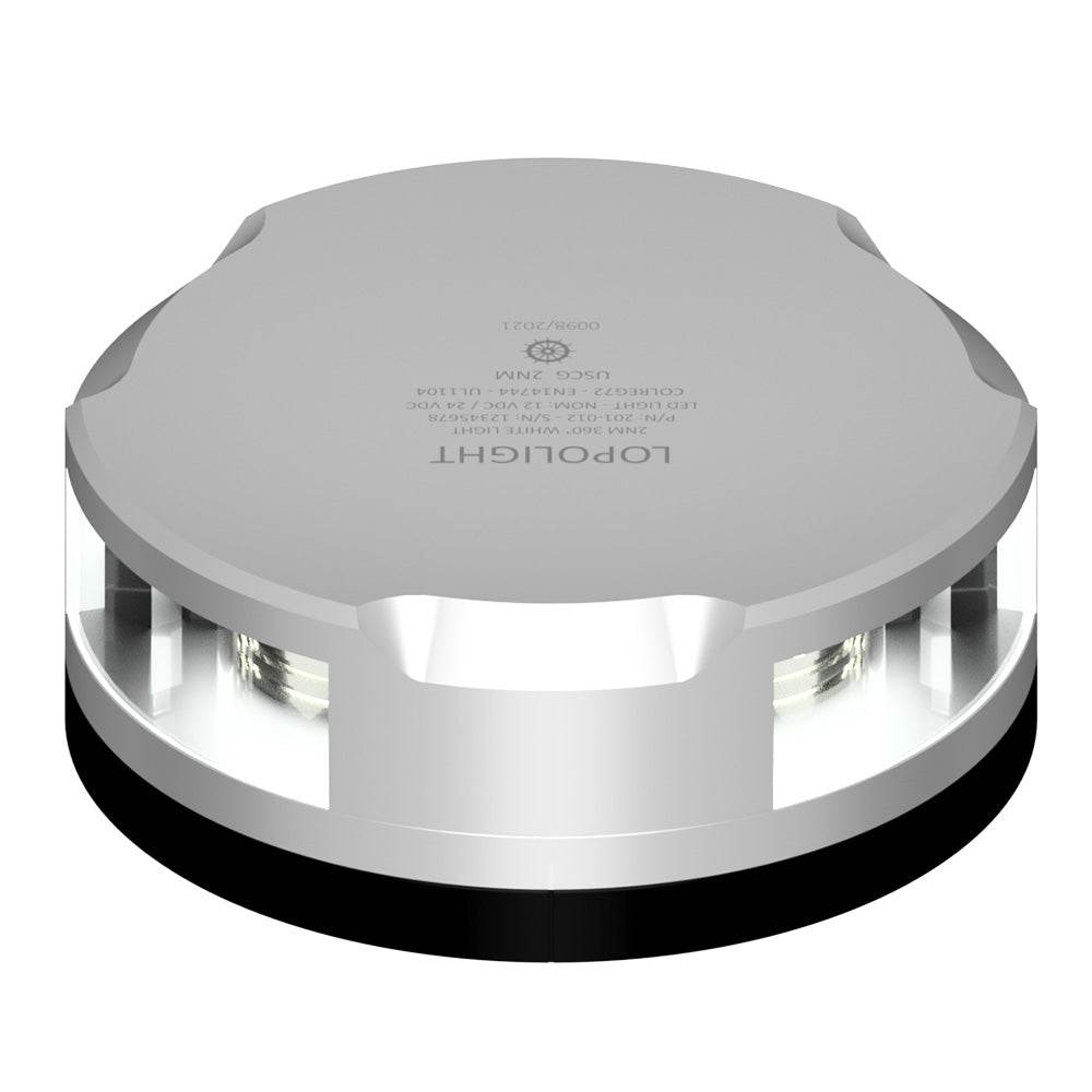 Suncoast Marine and Auto offers Lopolight Masthead/360-Degree Light - 3NM - Silver Housing w/FB Base [201-021-FB]