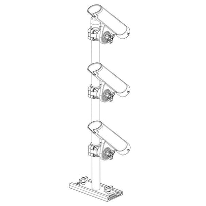 Suncoast Marine and Auto offers Scotty 333 Track Mounted Rod Tree - Rodmaster II Rod Holders [0333]