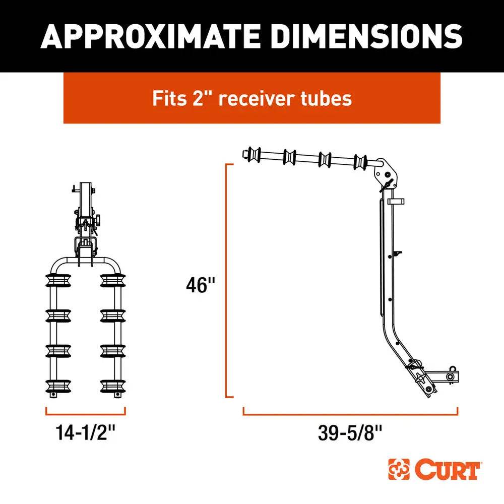 Suncoast Marine and Auto offers CURT ActiveLink SE Series Bike Rack - 4 Bikes Up to 180 lbs [18411]