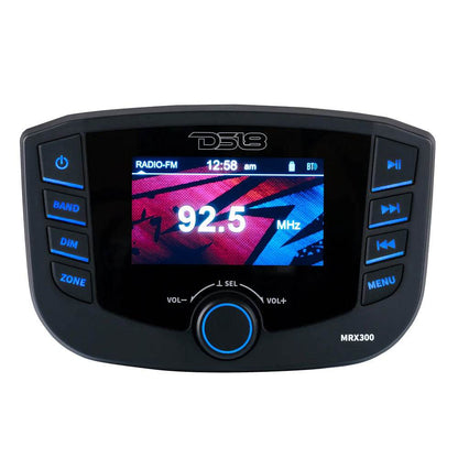 Suncoast Marine and Auto offers DS18 Marine Headunit TFT Screen - 3 Zones - 4V Output - Bluetooth - RDS 4x50 Watts [MRX300]