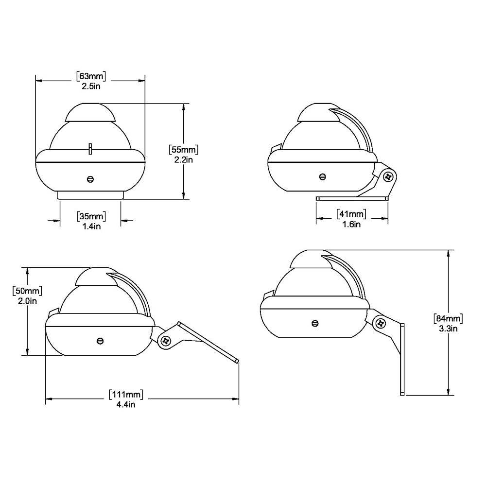 Suncoast Marine and Auto offers Ritchie X-10-M Sport - Bracket Mount - Gray [X-10-M]