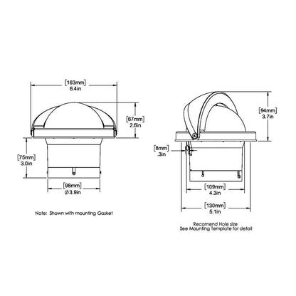 Suncoast Marine and Auto offers Ritchie SS-2000 SuperSport Compass - Flush Mount - Black [SS-2000]