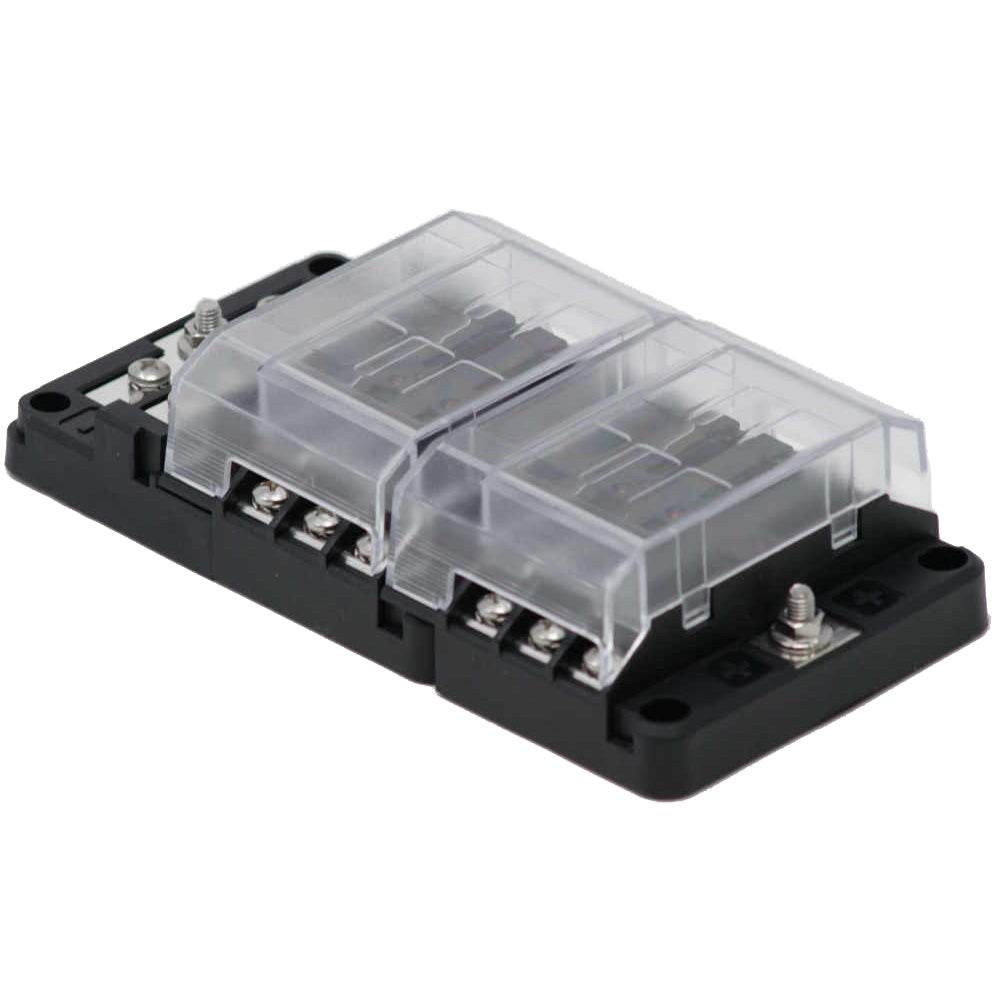 Suncoast Marine and Auto offers Egis RT Fuse Block 12 Position w/Ground LED Indication [8026]