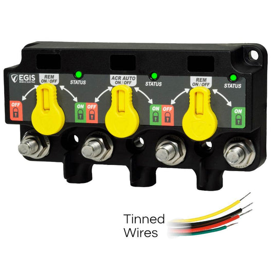 Suncoast Marine and Auto offers Egis XD Series Triple Flex 2 Relay-ACR-Relay w/Knobs Tinned Wires [8730-1535]