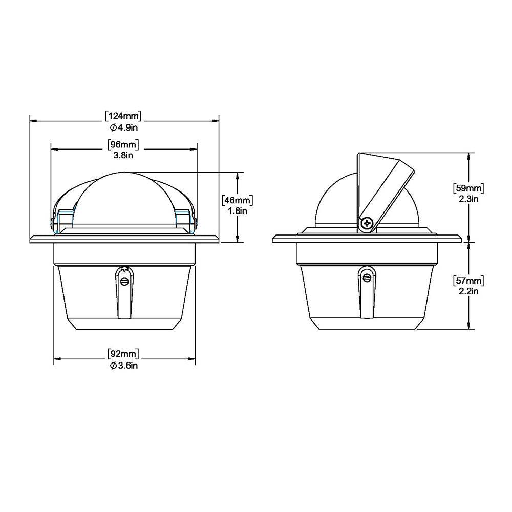 Suncoast Marine and Auto offers Ritchie F-50 Explorer Compass - Flush Mount - Black [F-50]