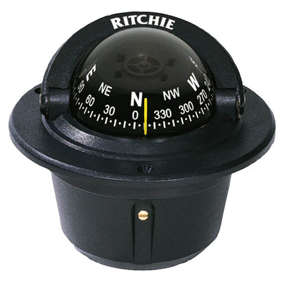 Suncoast Marine and Auto offers Ritchie F-50 Explorer Compass - Flush Mount - Black [F-50]