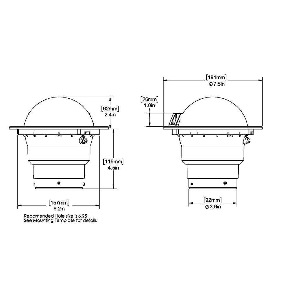 Suncoast Marine and Auto offers Ritchie SS-5000 SuperSport Compass - Flush Mount - Black [SS-5000]