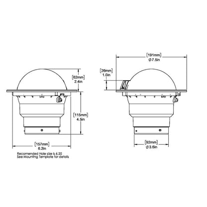 Suncoast Marine and Auto offers Ritchie SS-5000 SuperSport Compass - Flush Mount - Black [SS-5000]