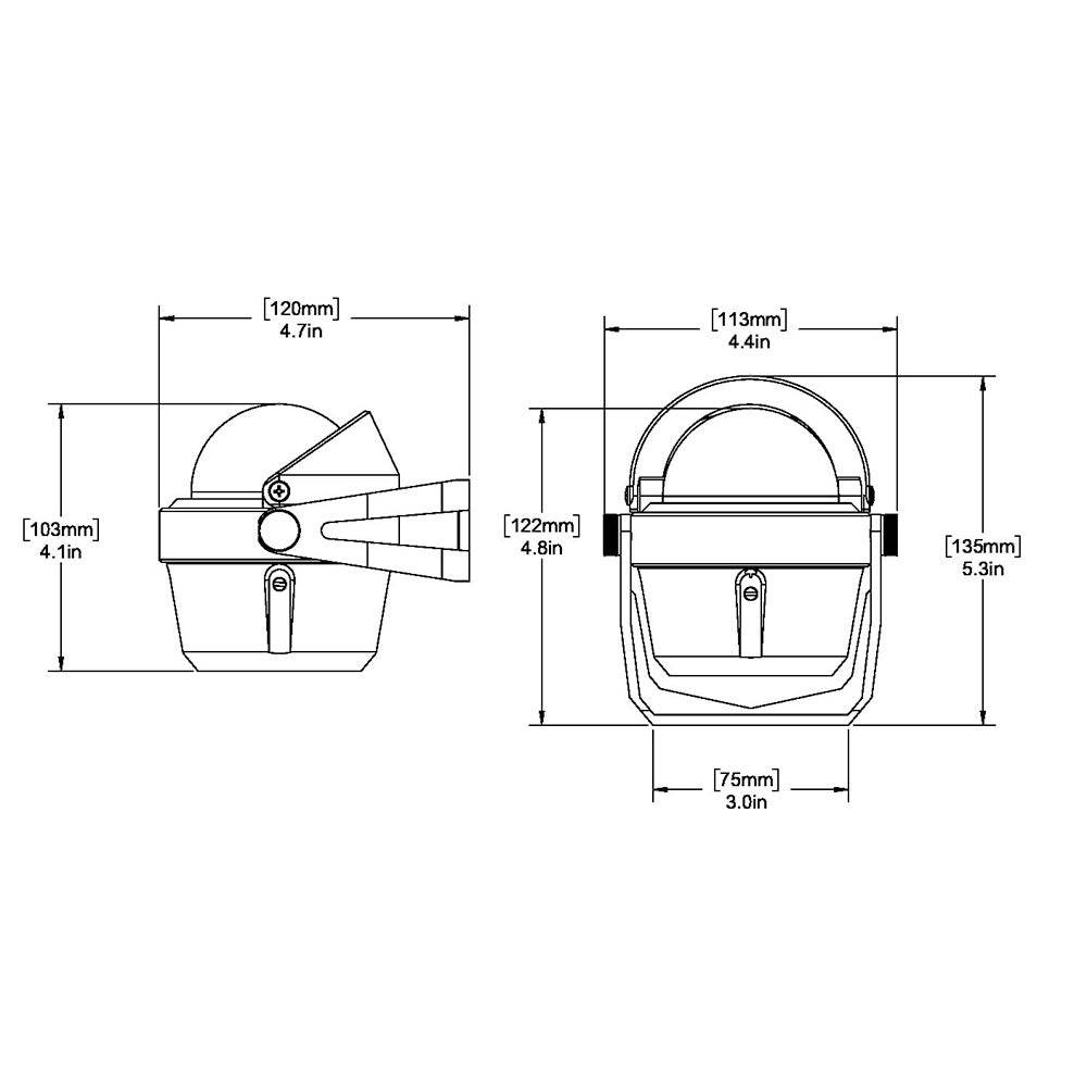 Suncoast Marine and Auto offers Ritchie B-51 Explorer Compass - Bracket Mount - Black [B-51]