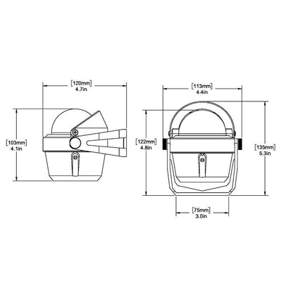 Suncoast Marine and Auto offers Ritchie B-51 Explorer Compass - Bracket Mount - Black [B-51]