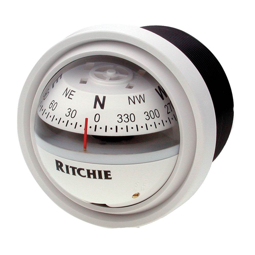 Suncoast Marine and Auto offers Ritchie V-57W.2 Explorer Compass - Dash Mount - White [V-57W.2]