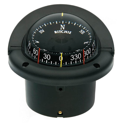 Suncoast Marine and Auto offers Ritchie HF-743 Helmsman Combidial Compass - Flush Mount - Black [HF-743]