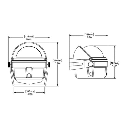 Suncoast Marine and Auto offers Ritchie B-80 Voyager Compass - Bracket Mount - Black [B-80]