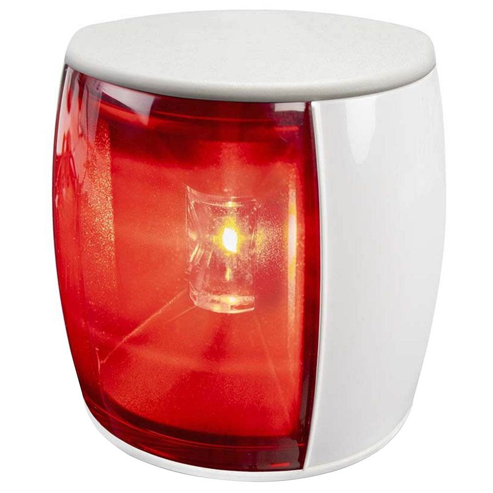 Suncoast Marine and Auto offers Hella Marine NaviLED PRO Port Navigation Lamp - White Shroud - Red Lens - 3NM [017460111]