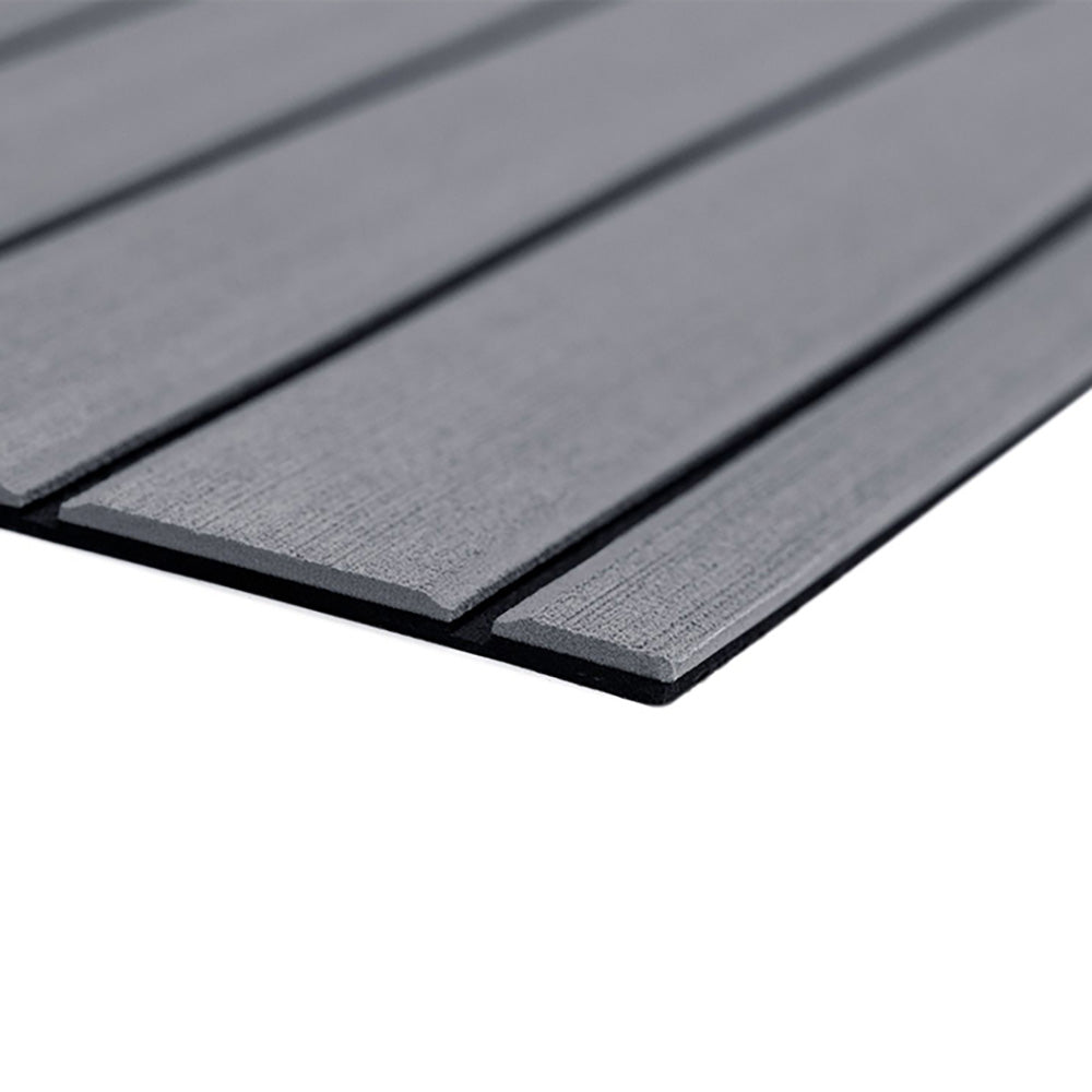 Suncoast Marine and Auto offers SeaDek 40" x 80" 6mm Teak Full Sheet - Brushed Texture - Storm Grey/Black (1016mm x 2032mm x 6mm) [32279-80066]