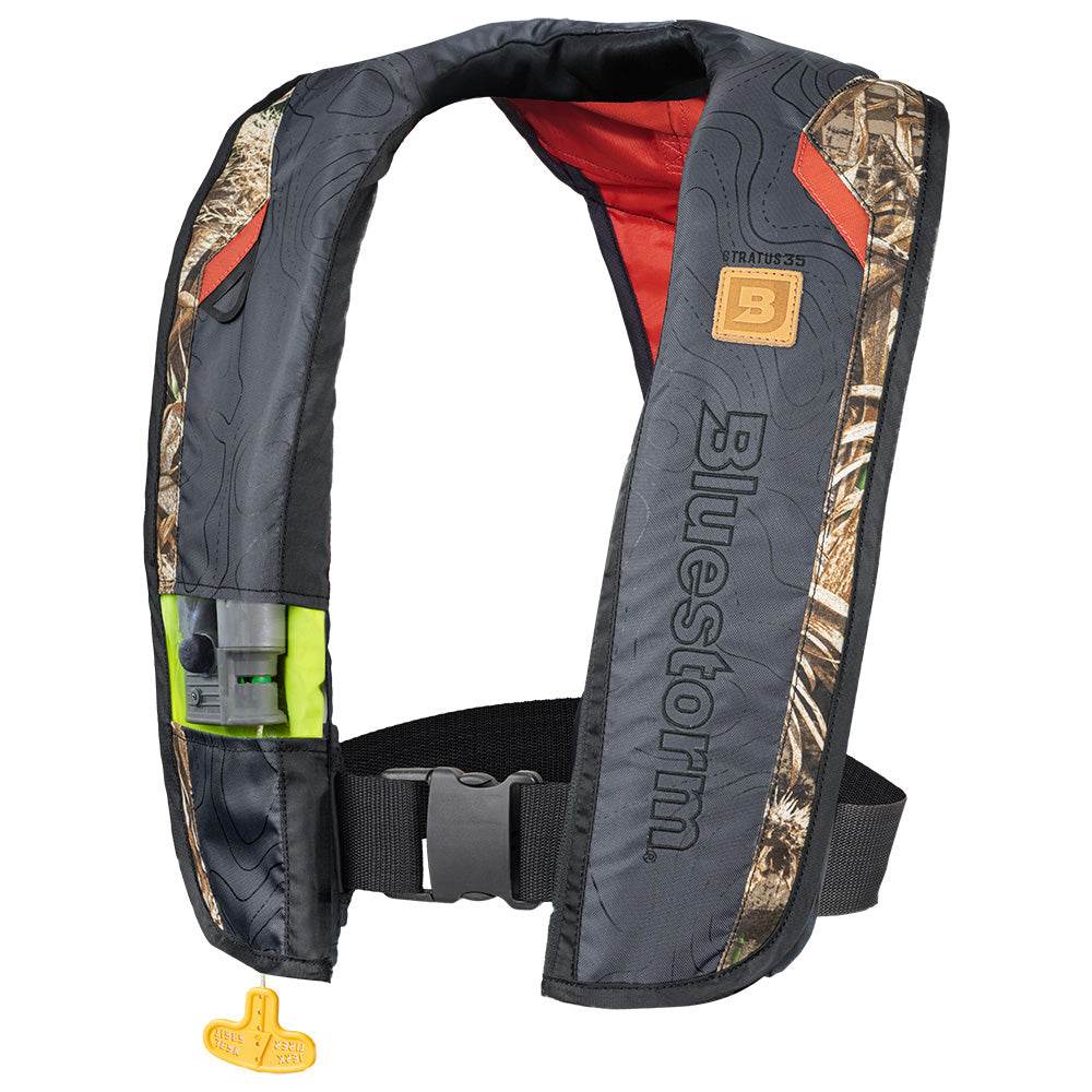 Suncoast Marine and Auto offers Bluestorm Stratus 35 Auto Type II Inflatable PFD - MAX5 Camo [BS-T1H-22-MX5]