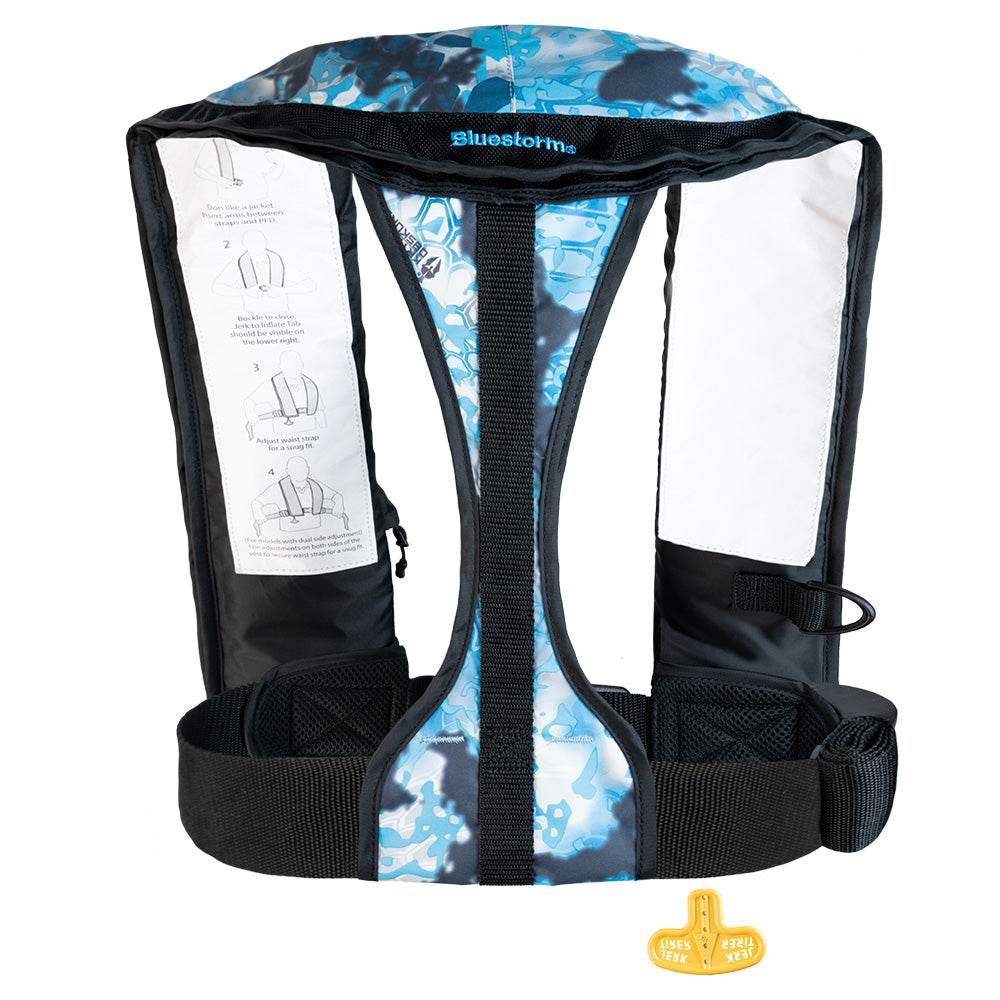 Suncoast Marine and Auto offers Bluestorm Kryptek Stratus 35 Auto Type II Inflatable PFD - Obscura Litus [BS-T1H-23-LIT]