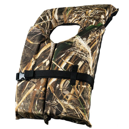 Suncoast Marine and Auto offers Bluestorm Type II Adult Universal Foam Life Jacket - MAX5 Camo [BS-T2-24-MAX-U]