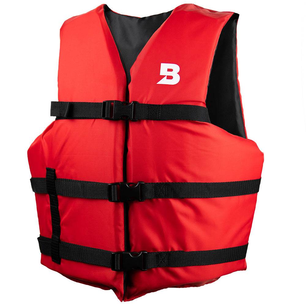 Suncoast Marine and Auto offers Bluestorm Type III General Boating Adult Universal Foam Life Jacket - Red [BS-165-RED-U]