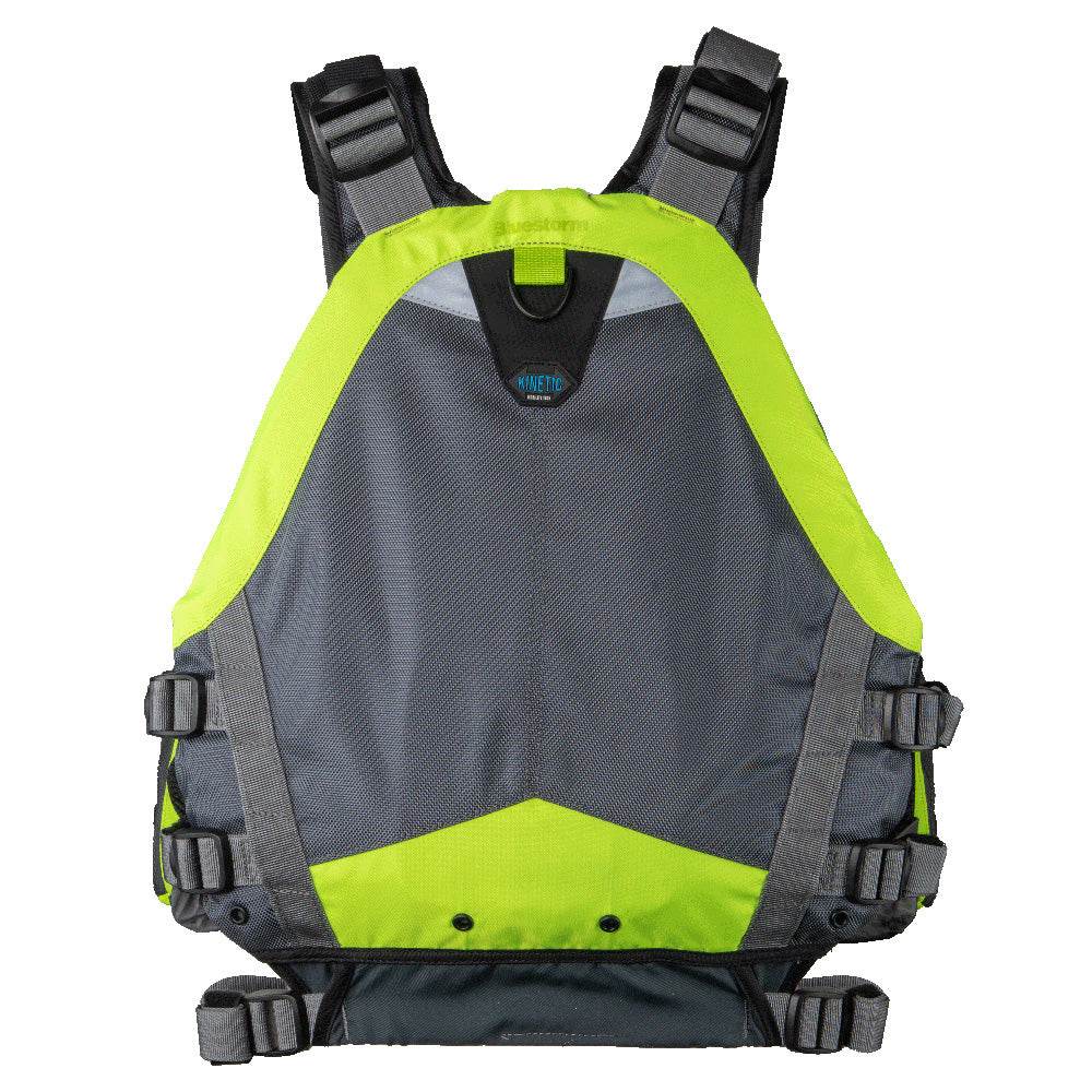 Suncoast Marine and Auto offers Bluestorm Kinetic Kayak Fishing Vest - Hi-Vis - L/XL [BS-409-HVS-L/XL]