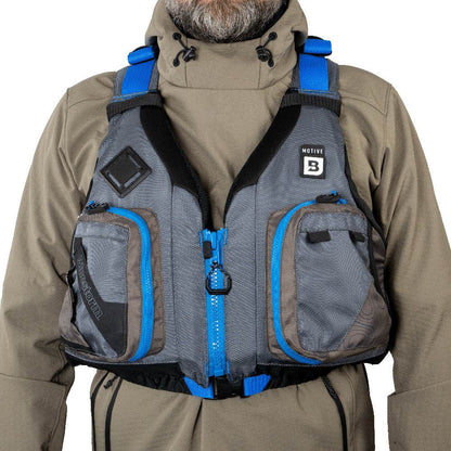 Suncoast Marine and Auto offers Bluestorm Motive Kayak Fishing Vest - Deep Blue - S/M [BS-248-TPE-S/M]