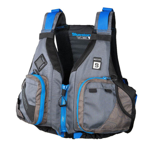 Suncoast Marine and Auto offers Bluestorm Motive Kayak Fishing Vest - Deep Blue - S/M [BS-248-TPE-S/M]